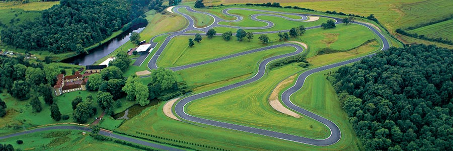 Vue aérienne du circuit de Mornay