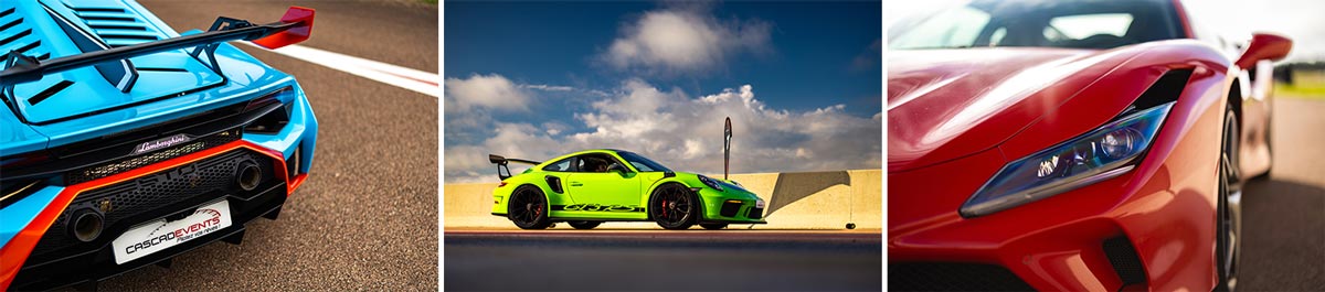 Lamborghini Huracán & Ferrari F8 Tributo & Porsche 991 GT3 RS