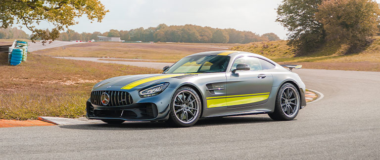 Mercedes sur circuit